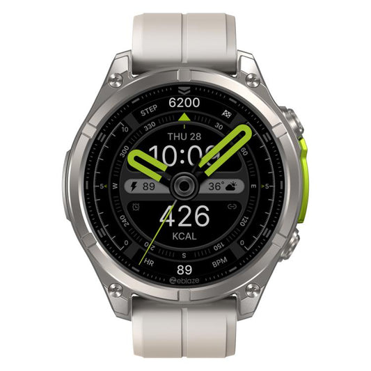 Zeblaze Vibe 8 Rugged Outdoor Smart Watch 1.43 inch Screen 5 ATM & IP69K Built-in Flashlight(Grey) - Smart Watches by Zeblaze | Online Shopping UK | buy2fix