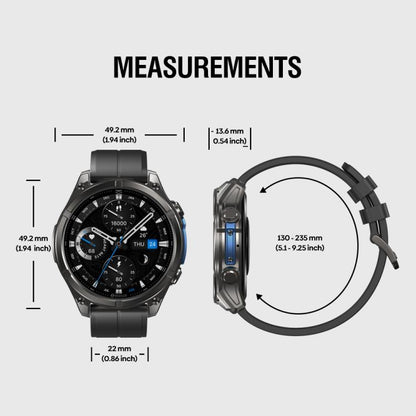 Zeblaze Vibe 8 Rugged Outdoor Smart Watch 1.43 inch Screen 5 ATM & IP69K Built-in Flashlight(Grey) - Smart Watches by Zeblaze | Online Shopping UK | buy2fix