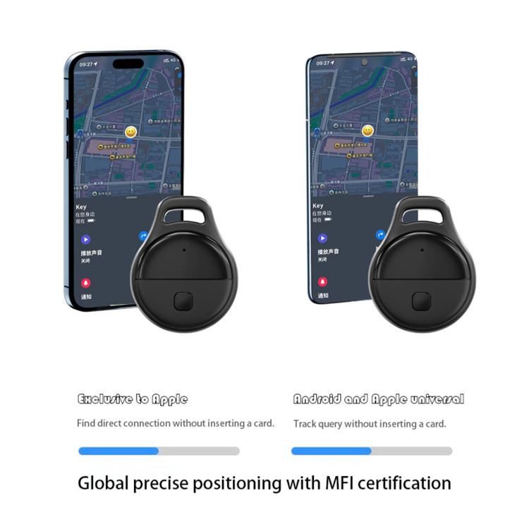 JHX05 iOS Mini GPS Global Smart Location Tracker Anti-lost Device(White) - Personal Tracker by buy2fix | Online Shopping UK | buy2fix