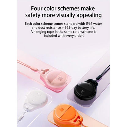 JHX05 iOS Mini GPS Global Smart Location Tracker Anti-lost Device(Black) - Personal Tracker by buy2fix | Online Shopping UK | buy2fix