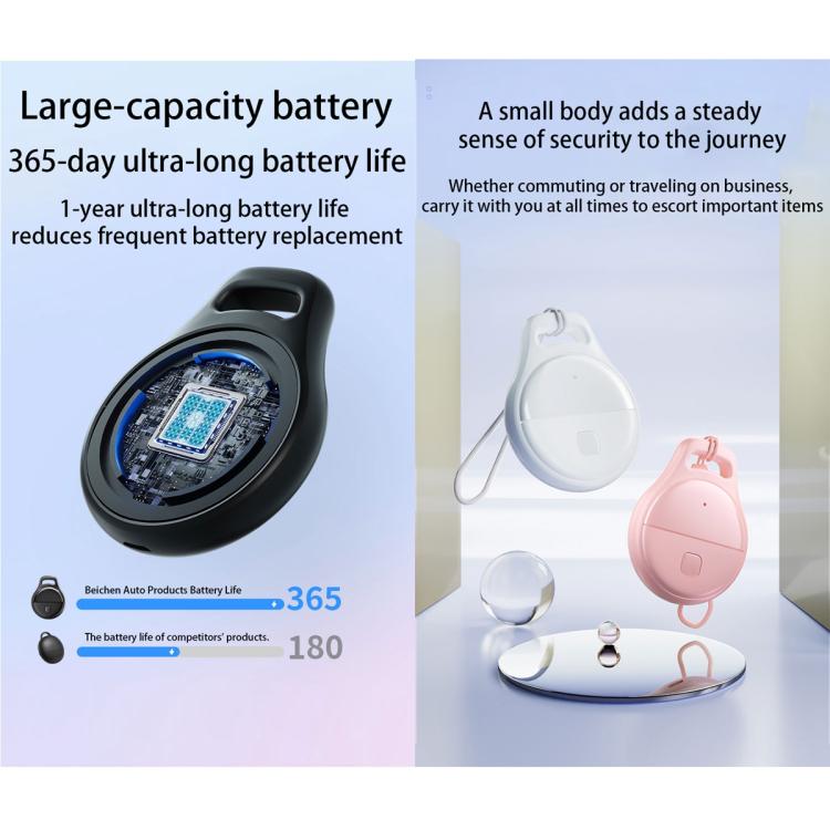 JHX05 iOS & Android Mini GPS Global Smart Location Tracker Anti-lost Device(White) - Personal Tracker by buy2fix | Online Shopping UK | buy2fix