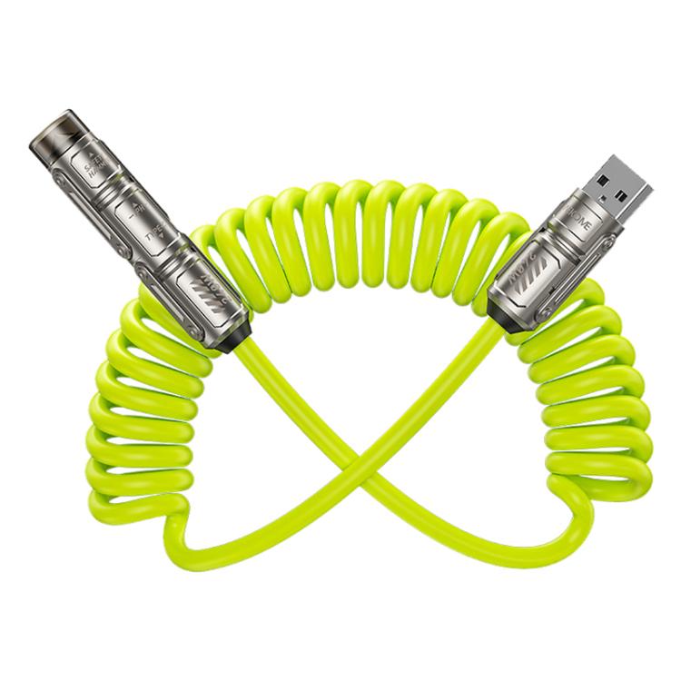 WK WDC-80 240W Car Charging Data Cable with Safety Hammer(Green) - Emergency Hammer by WK | Online Shopping UK | buy2fix