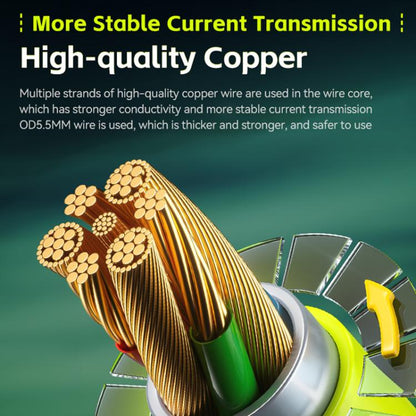 WK WDC-80 240W Car Charging Data Cable with Safety Hammer(Champagne Gold) - Emergency Hammer by WK | Online Shopping UK | buy2fix