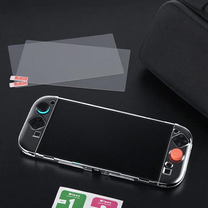 For Nintendo Switch 2 5 in 1 Handheld Game Console Storage Bag Set(Black) - Bags by buy2fix | Online Shopping UK | buy2fix