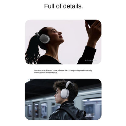 BT069NC BT5.4 Wireless Stereo ANC Headphones(Black) - Multimedia Headset by buy2fix | Online Shopping UK | buy2fix