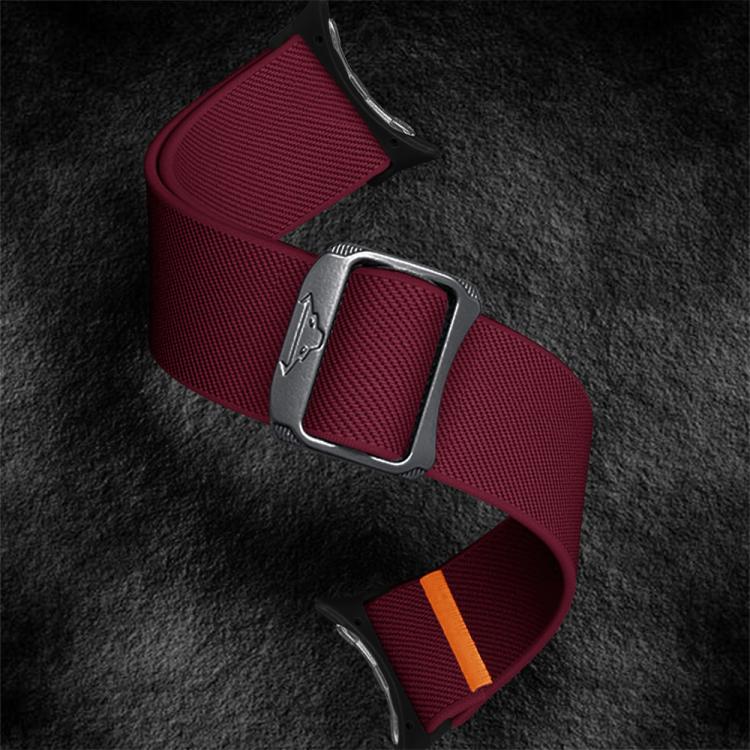 For Google Pixel Watch 3 45mm xDfind Elastic Nylon Watch Band(Wine Red) - Watch Bands by xDfind | Online Shopping UK | buy2fix
