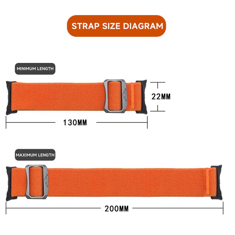 For Google Pixel Watch 3 45mm xDfind Elastic Nylon Watch Band(Wine Red) - Watch Bands by xDfind | Online Shopping UK | buy2fix