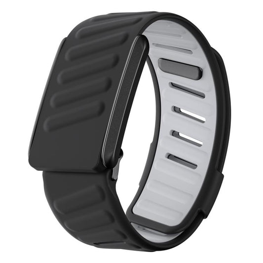 For WHOOP 4.0 xDfind Silicone Sports Watch Band(Black + Light Grey) - Watch Bands by xDfind | Online Shopping UK | buy2fix