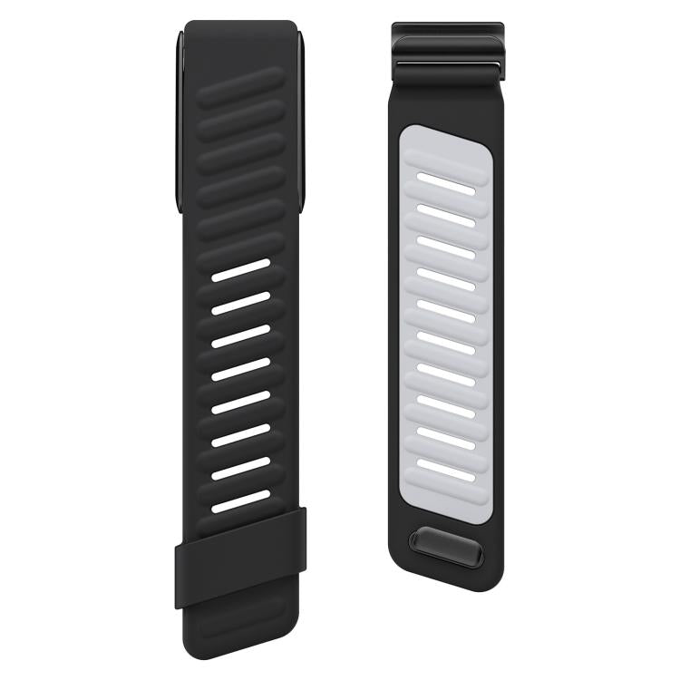 For WHOOP 4.0 xDfind Silicone Sports Watch Band(Black + Light Grey) - Watch Bands by xDfind | Online Shopping UK | buy2fix