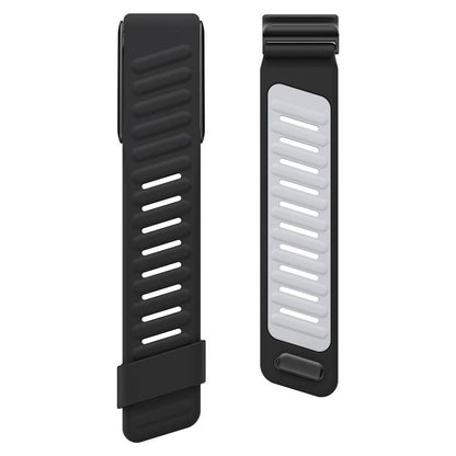 For WHOOP 4.0 xDfind Silicone Sports Watch Band(Black + Light Grey) - Watch Bands by xDfind | Online Shopping UK | buy2fix