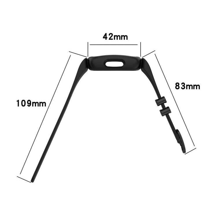 For Fitbit Ace 3 / Inspire2 xDfind Black Buckle Painting Integrated Silicone Watch Band(Blue Starry Sky) - Watch Bands by xDfind | Online Shopping UK | buy2fix