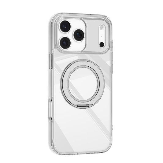 For iPhone 17 Pro Max Mutural Ice Amber Series MagSafe Holder TPU Phone Case(Transparent) - iPhone 17 Pro Max Cases by Mutural | Online Shopping UK | buy2fix