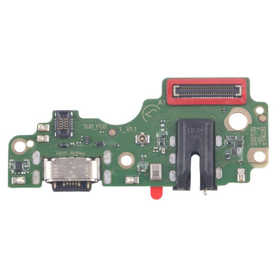 For Infinix Hot 50 5G X6720 OEM Charging Port Board with iC