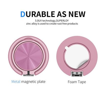 360 Degree Rotation Folding Ring MagSafe Magnetic Phone Holder(Pink) - Ring Holder by buy2fix | Online Shopping UK | buy2fix