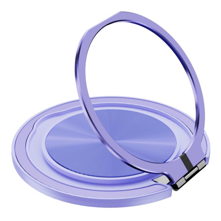 360 Degree Rotation Folding Ring MagSafe Magnetic Phone Holder(Purple) - Ring Holder by buy2fix | Online Shopping UK | buy2fix