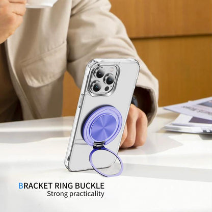 360 Degree Rotation Folding Ring MagSafe Magnetic Phone Holder(Purple) - Ring Holder by buy2fix | Online Shopping UK | buy2fix