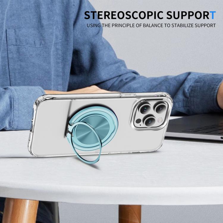 360 Degree Rotation Folding Ring MagSafe Magnetic Phone Holder(Green) - Ring Holder by buy2fix | Online Shopping UK | buy2fix