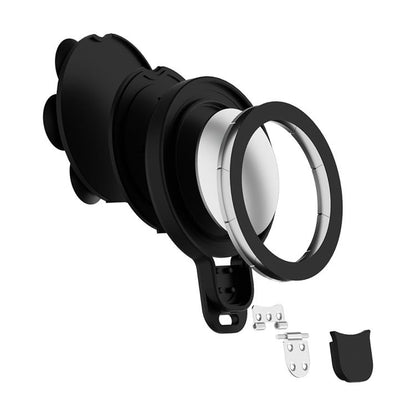 360 Degree Rotation MagSafe Magnetic Silicone Suction Cup Mirror Phone Holder(Black) - Ring Holder by buy2fix | Online Shopping UK | buy2fix