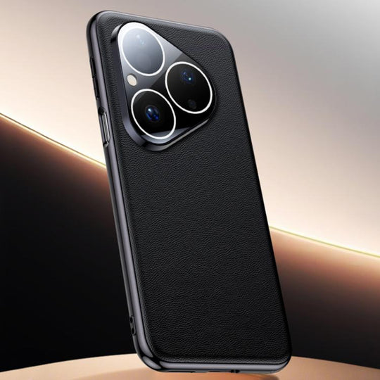 For Huawei Pura 80 5G Skin Feel Leather Texture Cooling Phone Case(Black)