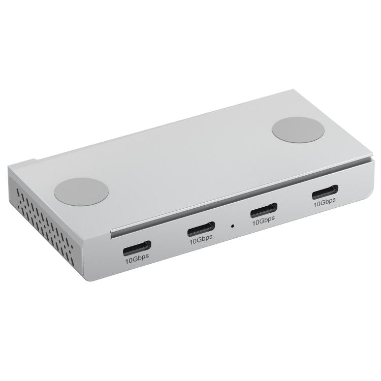 ORICO HST-2A2C 4 in 1 USB 3.2 10Gbps Detachable Magnetic Docking Station(Silver) - USB 3.0 HUB by ORICO | Online Shopping UK | buy2fix