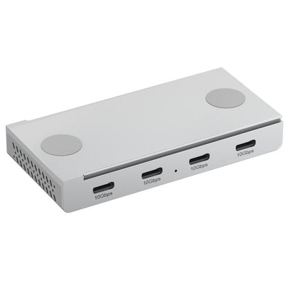 ORICO HST-2A2C 4 in 1 USB 3.2 10Gbps Detachable Magnetic Docking Station(Silver) - USB 3.0 HUB by ORICO | Online Shopping UK | buy2fix