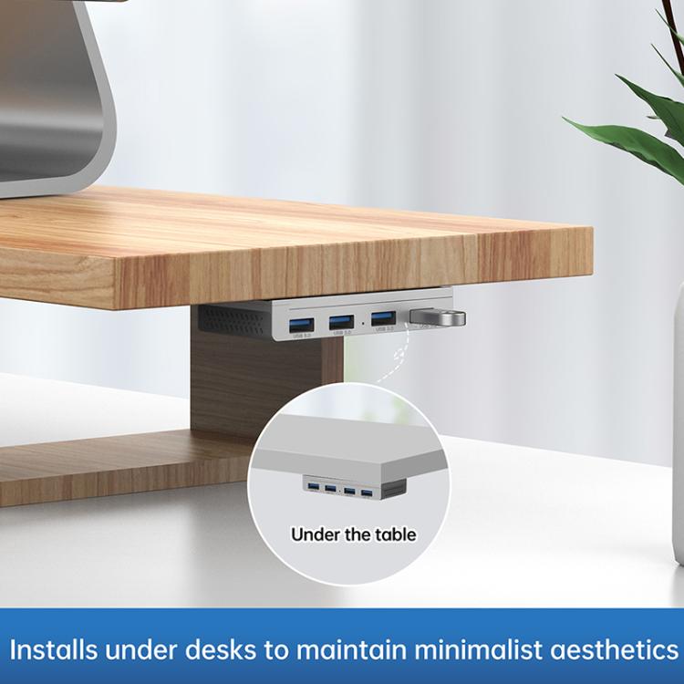 ORICO HST-4A-U3 4 in 1 USB 3.0 Detachable Magnetic Docking Station(Black) - USB 3.0 HUB by ORICO | Online Shopping UK | buy2fix