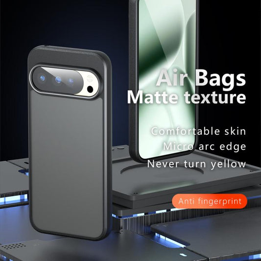 For Google Pixel 10 Pro XL Armor Big Pore PC Hybrid TPU Phone Case(Transparent) - Google Cases by buy2fix | Online Shopping UK | buy2fix