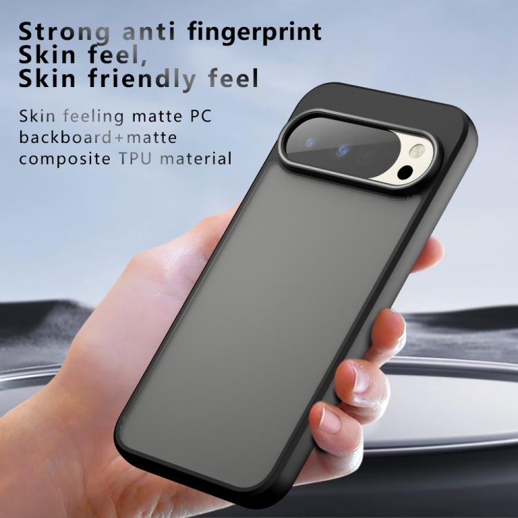 For Google Pixel 10 Pro XL Armor Big Pore PC Hybrid TPU Phone Case(Frosted Black) - Google Cases by buy2fix | Online Shopping UK | buy2fix