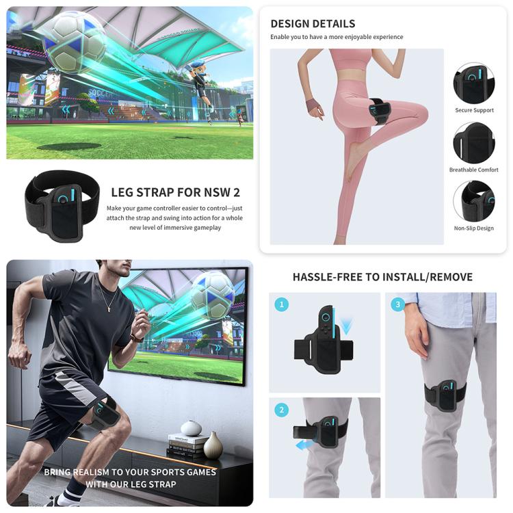 For Nintendo Switch 2 JYS NS2317 14-in-1 Sports Gaming Motion Sensor Controller Set - Gamepads by JYS | Online Shopping UK | buy2fix