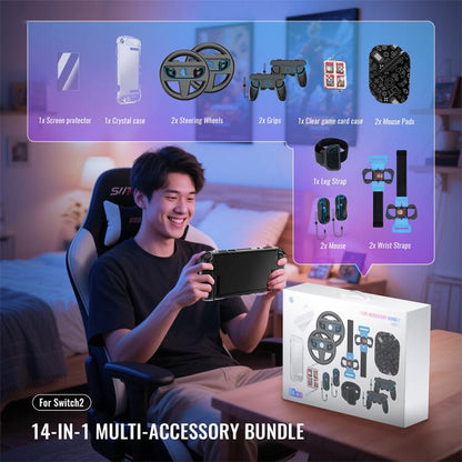 For Nintendo Switch 2 JYS NS2317 14-in-1 Sports Gaming Motion Sensor Controller Set - Gamepads by JYS | Online Shopping UK | buy2fix