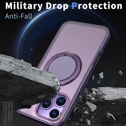 For iPhone 17 Pro Max Kalebol 360-degree Rotating MagSafe Magnetic Holder Phone Case(Purple) - iPhone 17 Pro Max Cases by Kalebol | Online Shopping UK | buy2fix