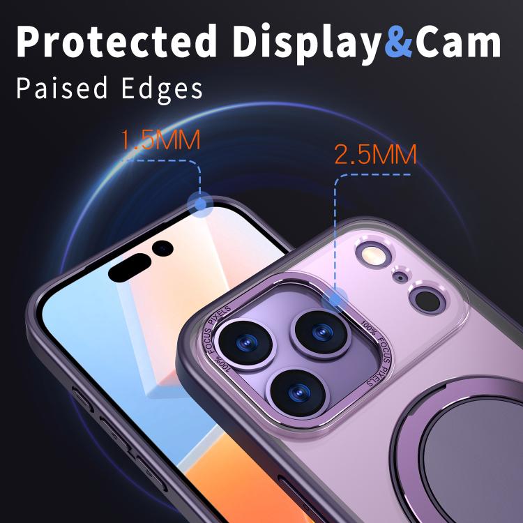 For iPhone 17 Pro Max Kalebol 360-degree Rotating MagSafe Magnetic Holder Phone Case(Purple) - iPhone 17 Pro Max Cases by Kalebol | Online Shopping UK | buy2fix