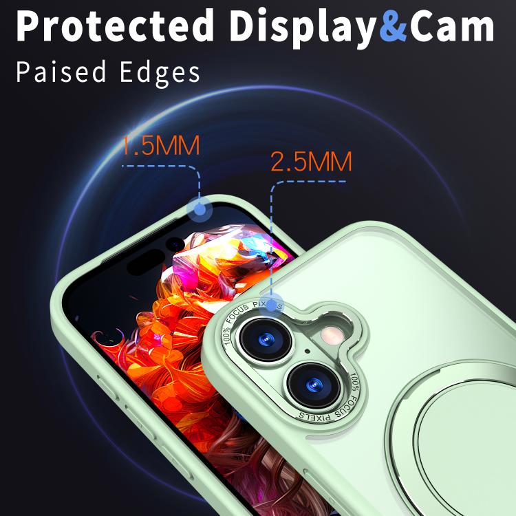 For iPhone 17 Kalebol 360-degree Rotating MagSafe Magnetic Holder Phone Case(Avocado Green) - iPhone 17 Cases by Kalebol | Online Shopping UK | buy2fix