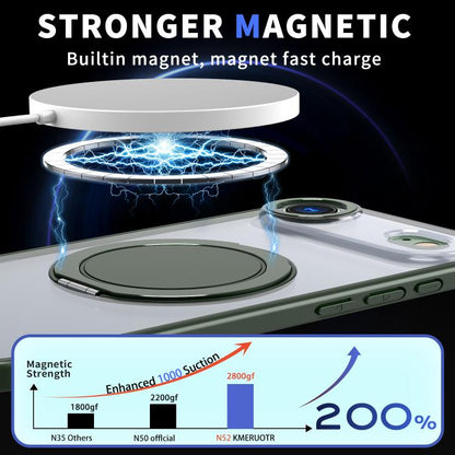 For iPhone 17 Air Kalebol 360-degree Rotating MagSafe Magnetic Holder Phone Case(Green) - iPhone 17 Air Cases by Kalebol | Online Shopping UK | buy2fix