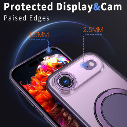 For iPhone Air Kalebol 360-degree Rotating MagSafe Magnetic Holder Phone Case(Purple) - iPhone Air Cases by Kalebol | Online Shopping UK | buy2fix