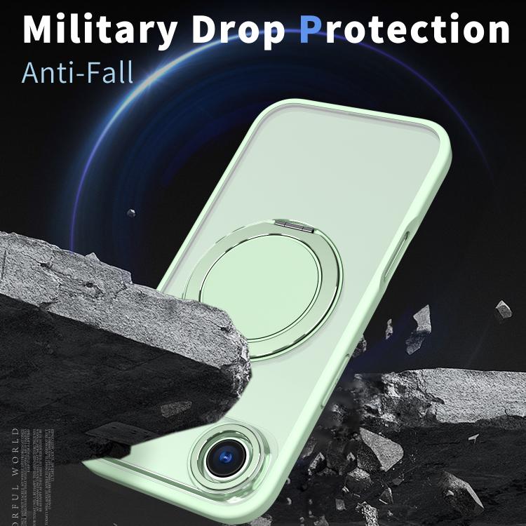 For iPhone 17 Air Kalebol 360-degree Rotating MagSafe Magnetic Holder Phone Case(Avocado Green) - iPhone 17 Air Cases by Kalebol | Online Shopping UK | buy2fix