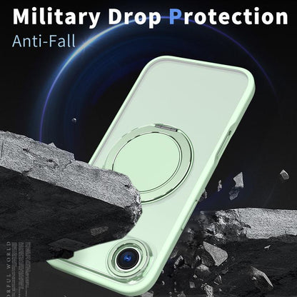 For iPhone 17 Air Kalebol 360-degree Rotating MagSafe Magnetic Holder Phone Case(Avocado Green) - iPhone 17 Air Cases by Kalebol | Online Shopping UK | buy2fix