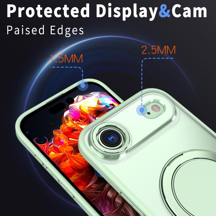 For iPhone 17 Air Kalebol 360-degree Rotating MagSafe Magnetic Holder Phone Case(Avocado Green) - iPhone 17 Air Cases by Kalebol | Online Shopping UK | buy2fix