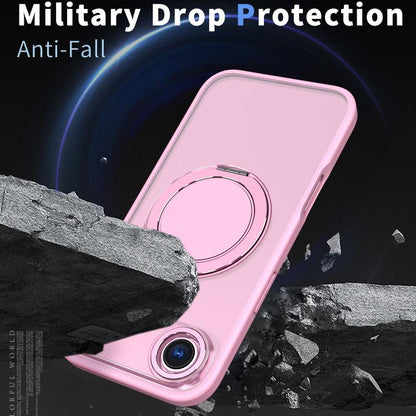 For iPhone 17 Air Kalebol 360-degree Rotating MagSafe Magnetic Holder Phone Case(Pink) - iPhone 17 Air Cases by Kalebol | Online Shopping UK | buy2fix