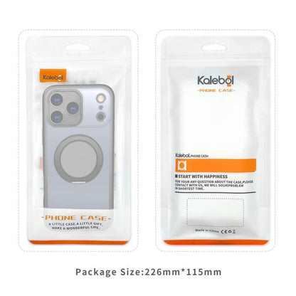 For iPhone Air Kalebol 360-degree Rotating MagSafe Magnetic Holder Phone Case(Transparent) - iPhone Air Cases by Kalebol | Online Shopping UK | buy2fix