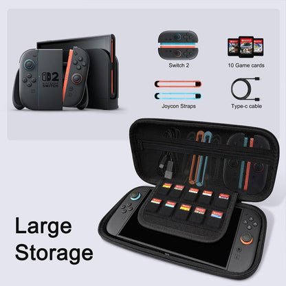 For Nintendo Switch 2 YOOPEO YP116 Game Console EVA Storage Bag(Black) - Bags by buy2fix | Online Shopping UK | buy2fix