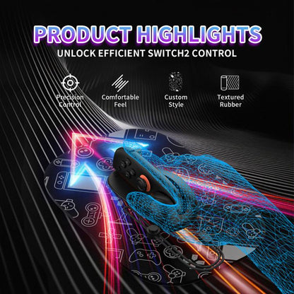 JYS NS2313 For Nintendo Switch 2 Left & Right Controller Mouse + Pad Joy-Con Adapter Stand(Black) - Gamepads by JYS | Online Shopping UK | buy2fix