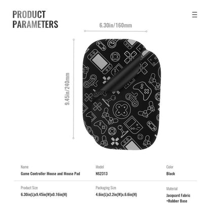 JYS NS2313 For Nintendo Switch 2 Left & Right Controller Mouse + Pad Joy-Con Adapter Stand(Black) - Gamepads by JYS | Online Shopping UK | buy2fix