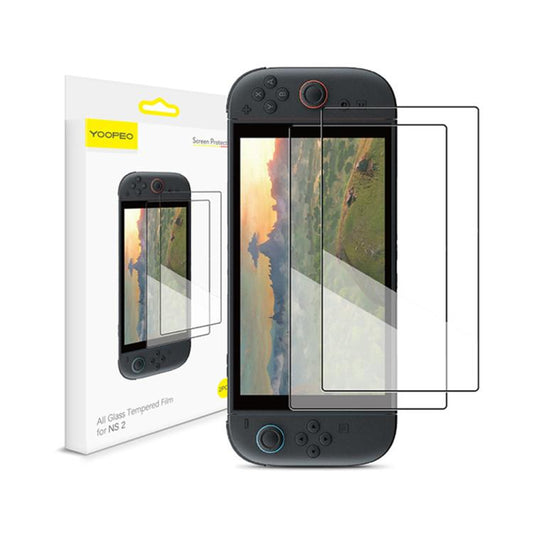 For Nintendo Switch 2 YOOPEO YP115 2pcs Anti-fingerprint HD Tempered Glass Film - Tempered Glass by buy2fix | Online Shopping UK | buy2fix