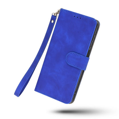 For DOOGEE N20 Pro Solid Color Skin Feel Magnetic Buckle Horizontal Flip Calf Texture PU Leather Case with Holder & Card Slots & Wallet(Blue) by buy2fix