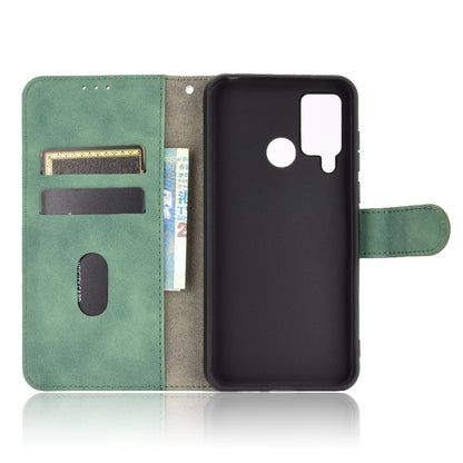 For DOOGEE N20 Pro Solid Color Skin Feel Magnetic Buckle Horizontal Flip Calf Texture PU Leather Case with Holder & Card Slots & Wallet(Green) by buy2fix
