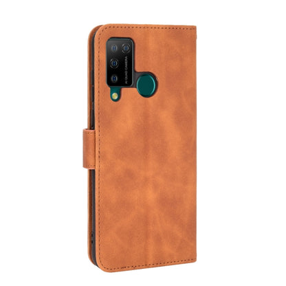 For DOOGEE N20 Pro Solid Color Skin Feel Magnetic Buckle Horizontal Flip Calf Texture PU Leather Case with Holder & Card Slots & Wallet(Brown) by buy2fix