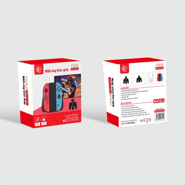 For Nintendo Switch 2 KJH NS2-022 Left & Right Joy-Con Grip Detachable Controller Stand(White) - Gamepads by buy2fix | Online Shopping UK | buy2fix