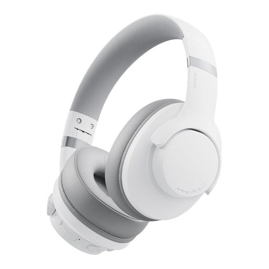 BT048NC Over-ear ANC and ENC Noise Reduction Wireless Headphones(White) - Headset & Headphone by buy2fix | Online Shopping UK | buy2fix