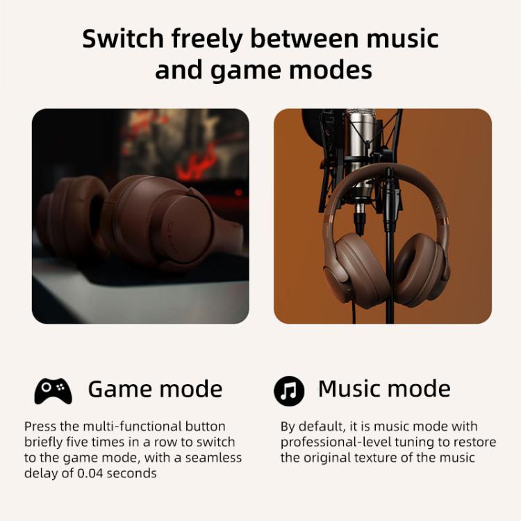 BT048NC Over-ear ANC and ENC Noise Reduction Wireless Headphones(White) - Headset & Headphone by buy2fix | Online Shopping UK | buy2fix